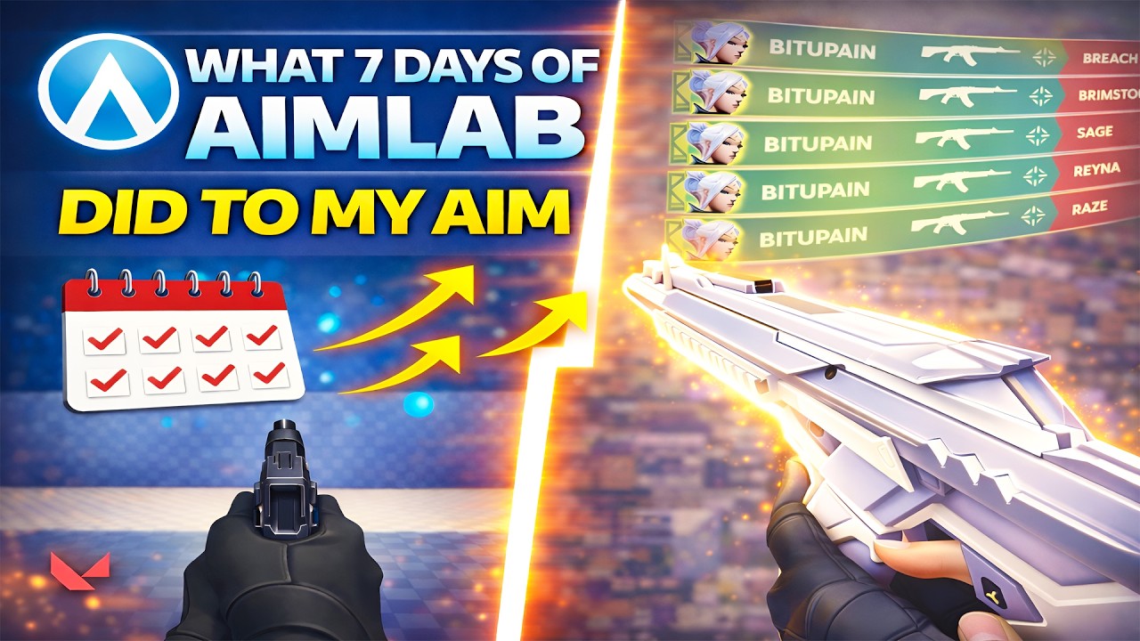 i tried AIMLAB for 7 days and THIS happened to my AIM