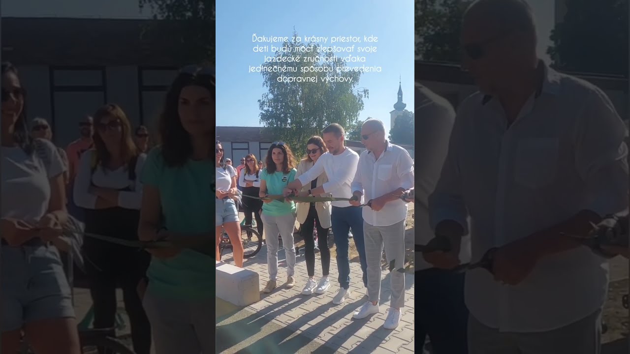 Otvorenie Detského dopravného ihriska v Starej Turej dňa 16.septembra 2023