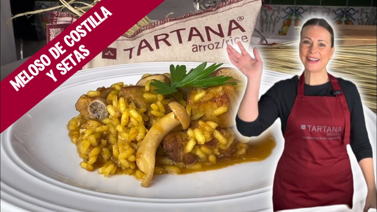 ⭐️ Arroz meloso de Costillas y Setas | Receta sencilla que enamora en casa
