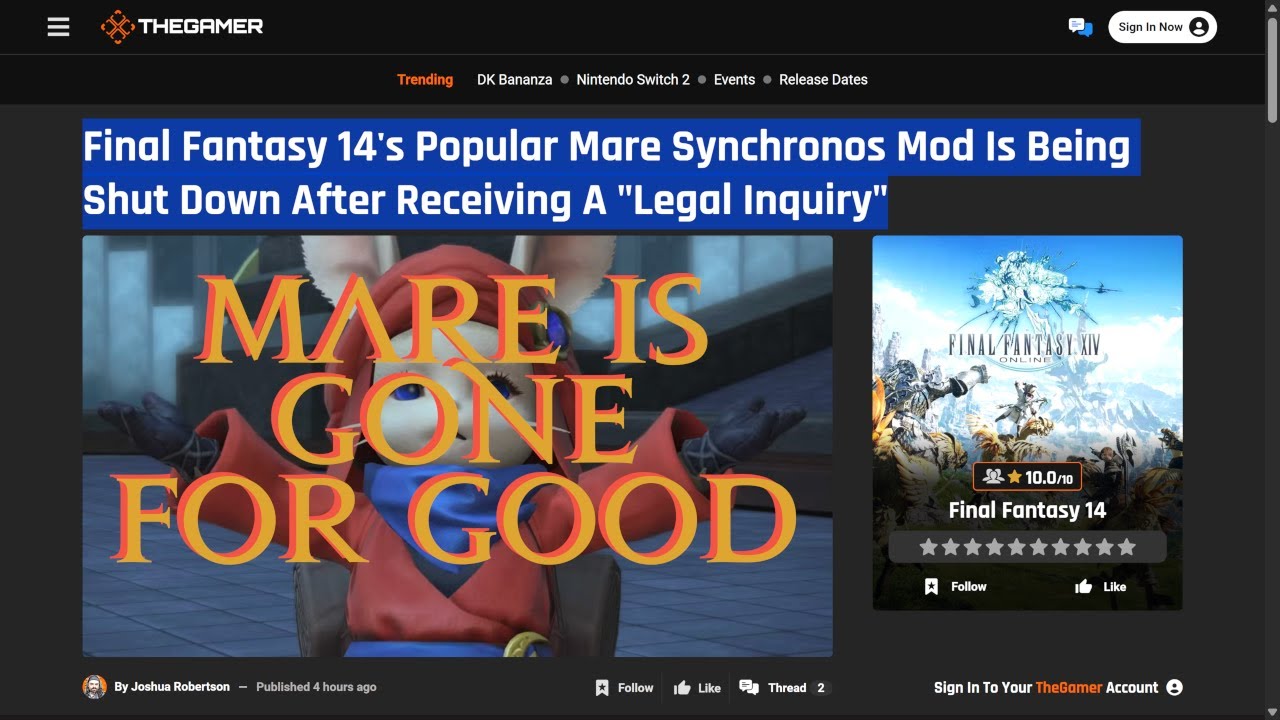 Mare Synchronos Shut Down: What REALLY Happened and Why Final Fantasy XIV Players Are Divided