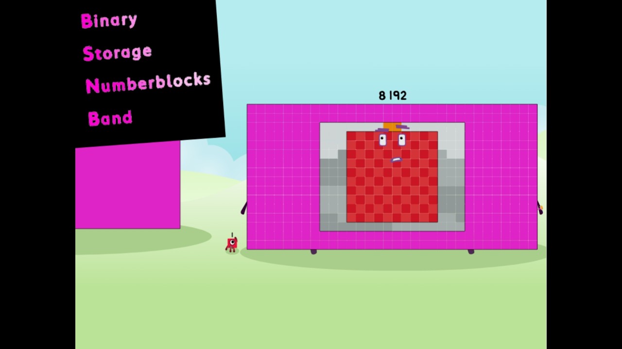 Binary-Storage Numberblocks band 1