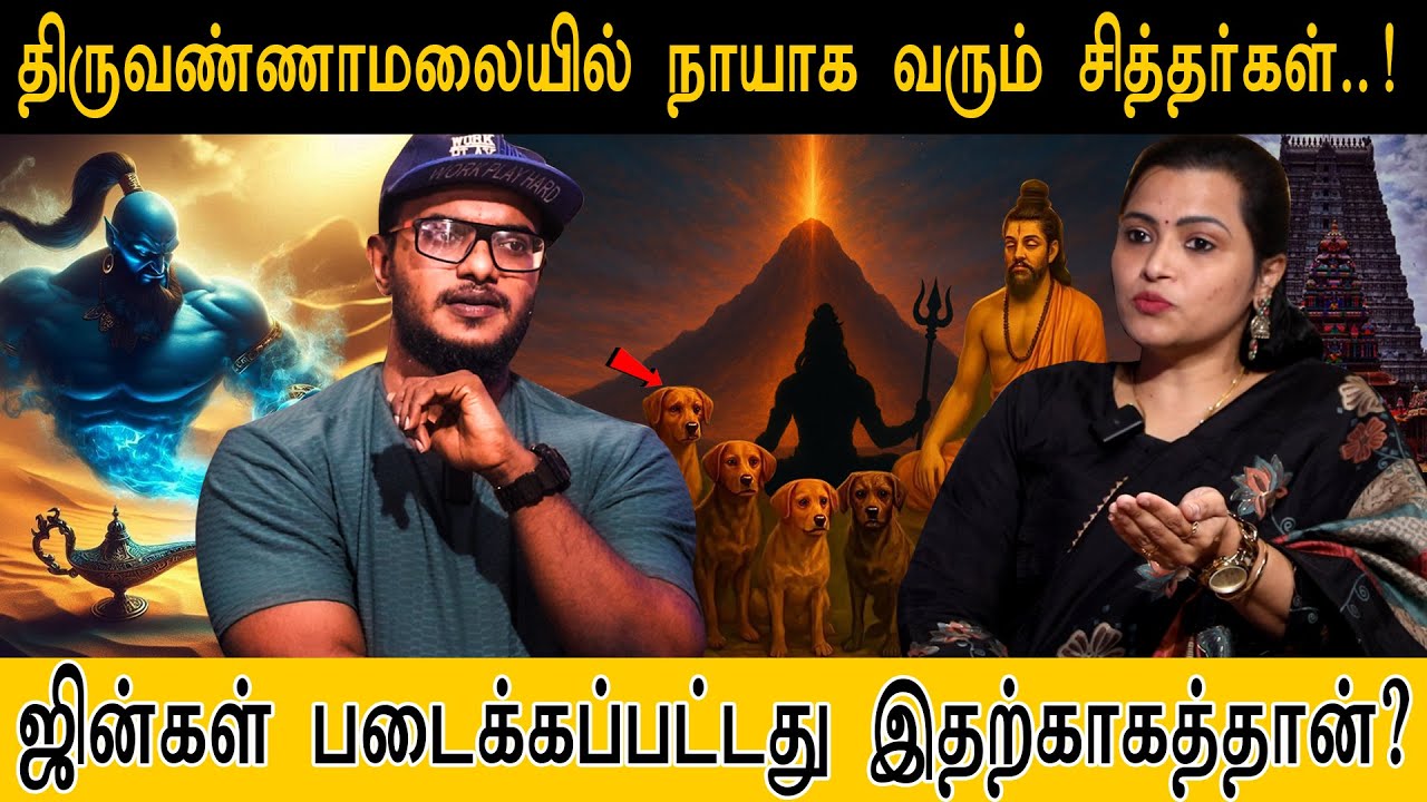 திருவண்ணாமலையில் நாயாக வரும் சித்தர்கள் | ஜின்கள் படைக்கப்பட்டது இதற்காகத்தான்? | T.malai Mystery