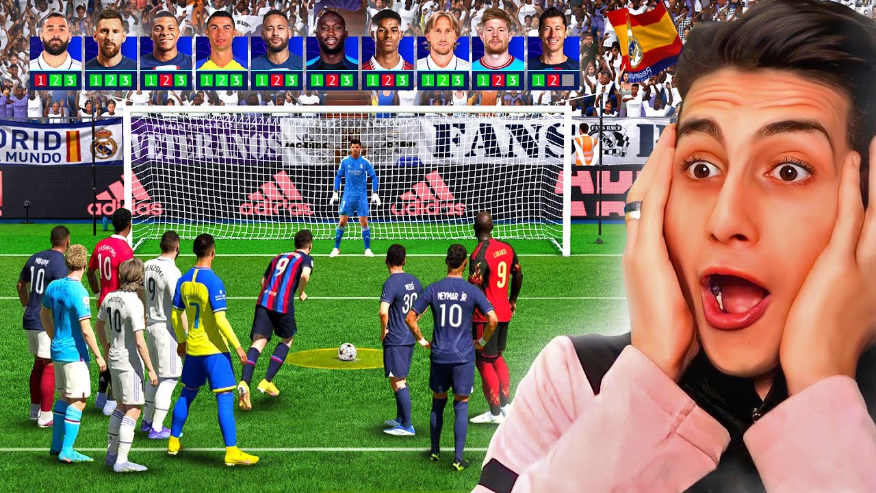 أخر لاعب هيضيع ضربة جزاء هيكسب 100,000$ 🔥 !!