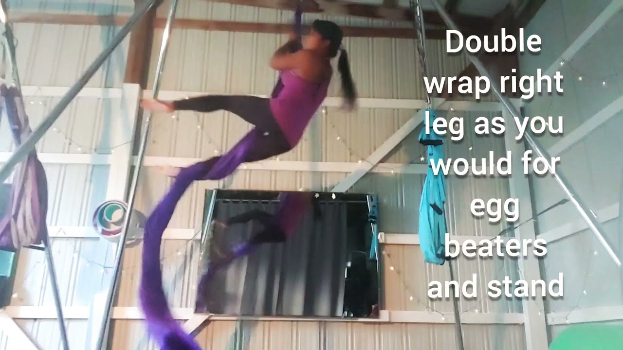 Knee Tangle for beginners - Ferree Aerial Silks