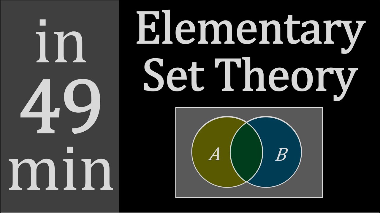 Elementary Set Theory in 49 minutes