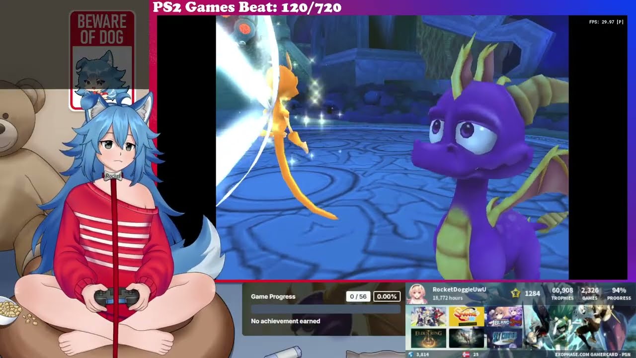 Beating All PS2 Games: The Legend of Spyro: The Eternal Night #1 - #vtuber #retroachievements