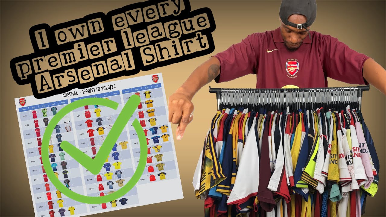 £1000 spent on ultra rare shirt to complete collection of every Arsenal shirt since 1991 📦unboxing