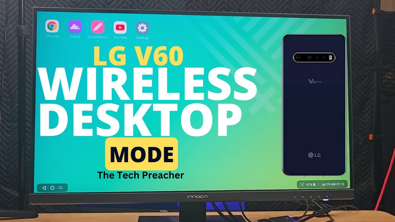 LG V60 Wireless Desktop Mode | GAME CHANGER !!!