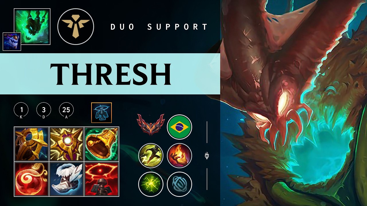 Thresh Support vs Seraphine - BR Grandmaster Patch 26.03