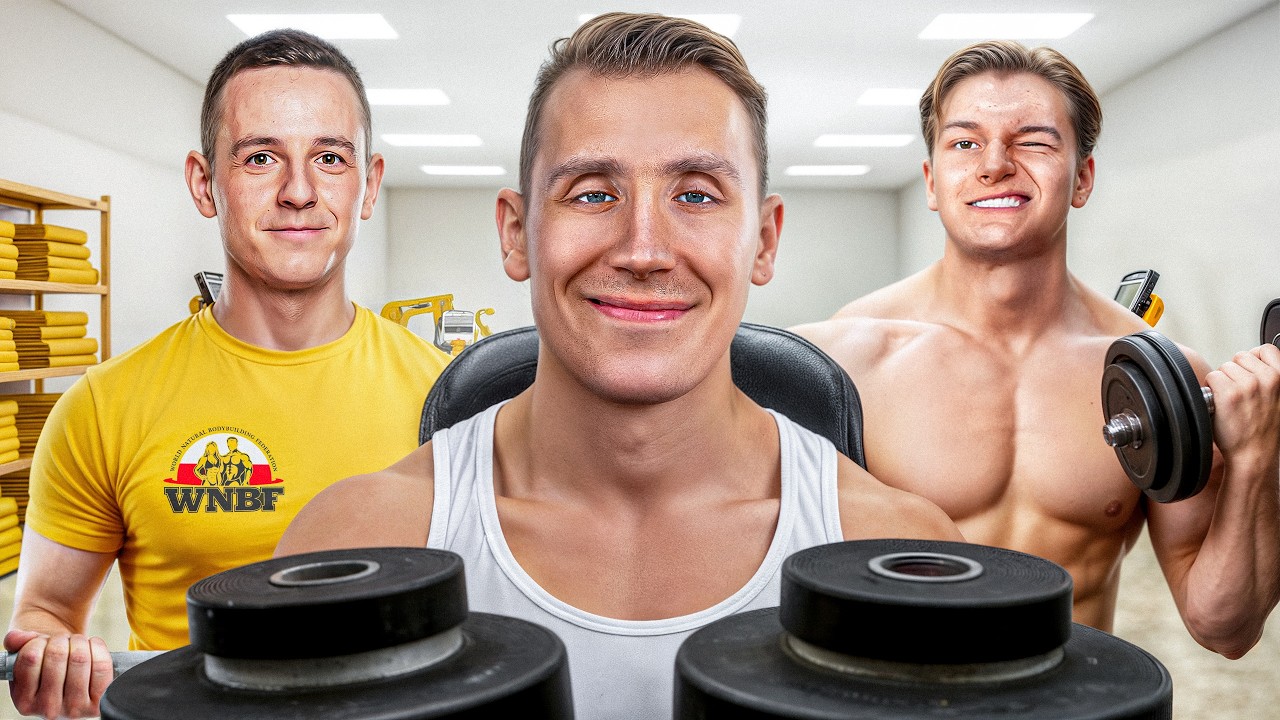 NAJBARDZIEJ NATURALNY TRENING NA POLSKIM YOUTUBIE! *MŁODY NINJA, MAŚLANA I INNI*