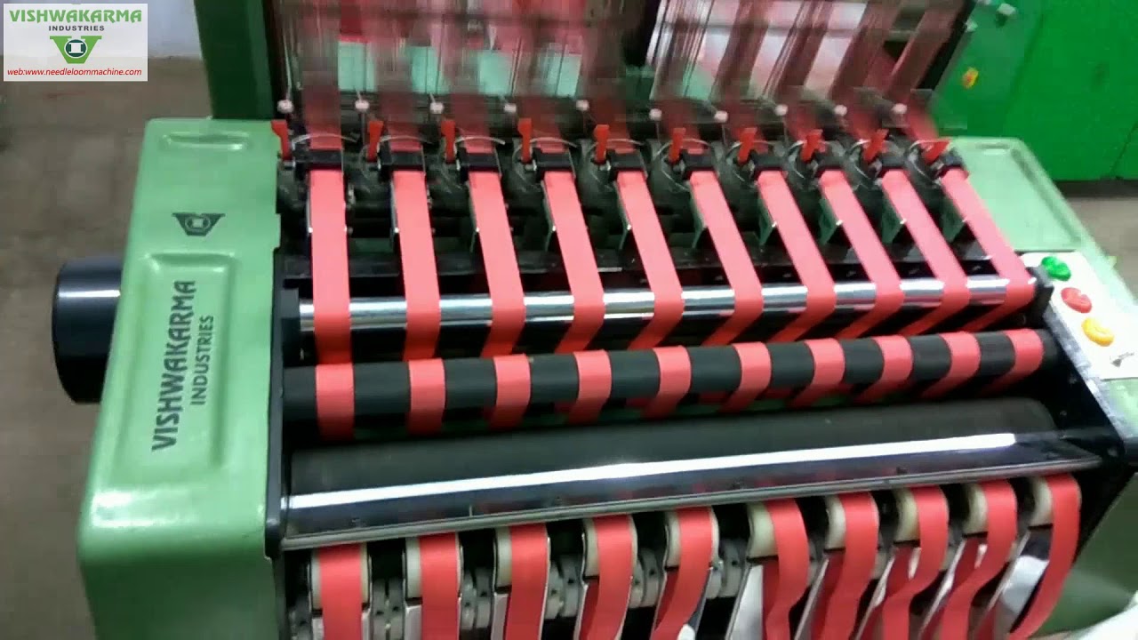 Multifilament Tape Webbing Machine Needle Looms Vi Gold10-35