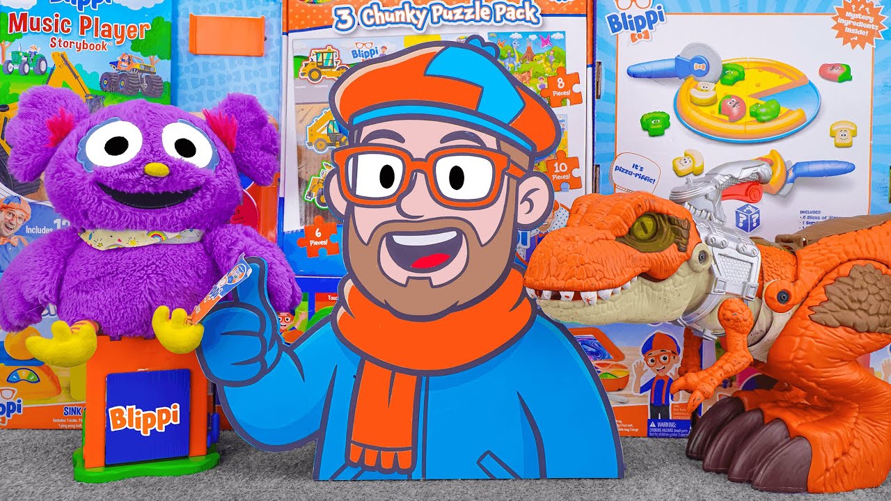 61 Minutes Satisfying with Unboxing Cute Blippi First Party Toys Collection ASMR | Review Toys