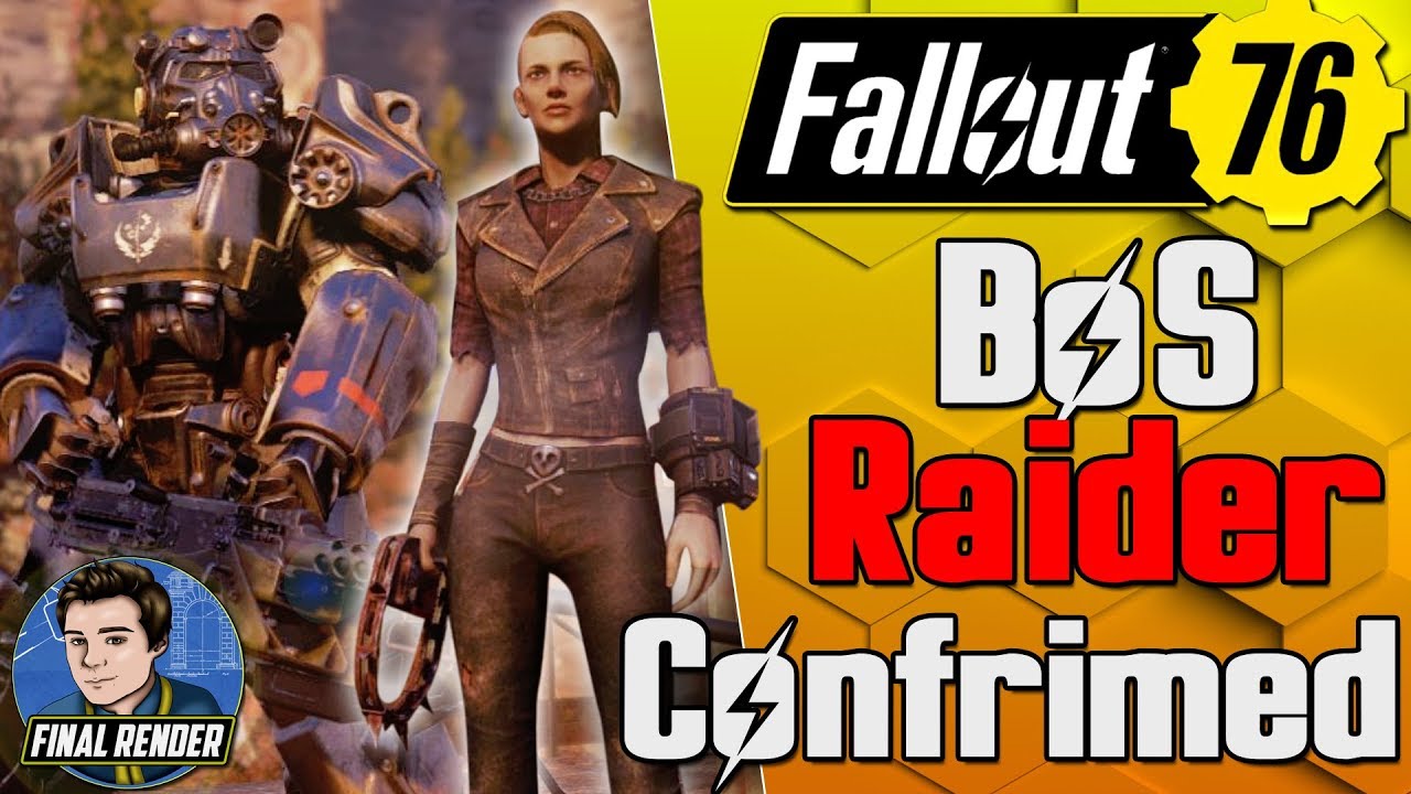 BoS & RAIDERS CONFIRMED!? Not Quite...Fallout 76 IN MENU BETA FOOTAGE