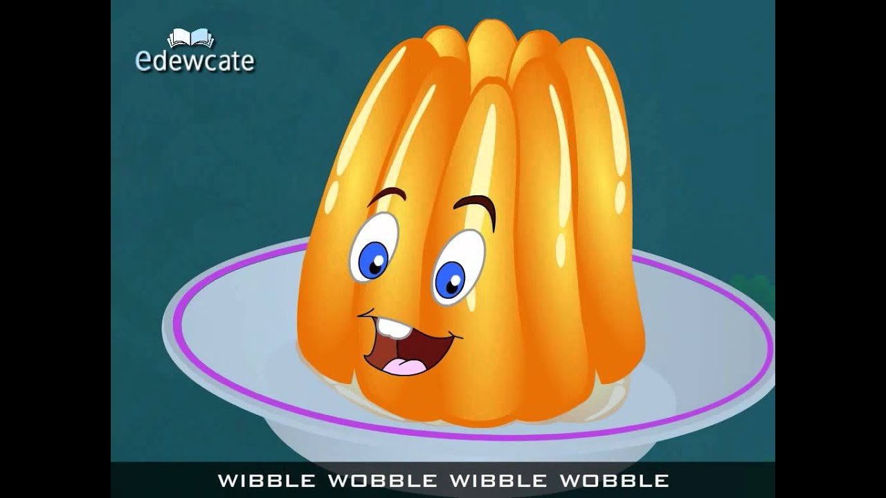 Jelly On A Plate Wibble Wobble Nursery Rhyme