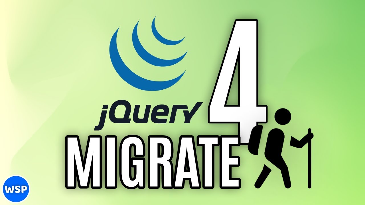jQuery Migrate Guide | Migrate jQuery 3 to jQuery 4