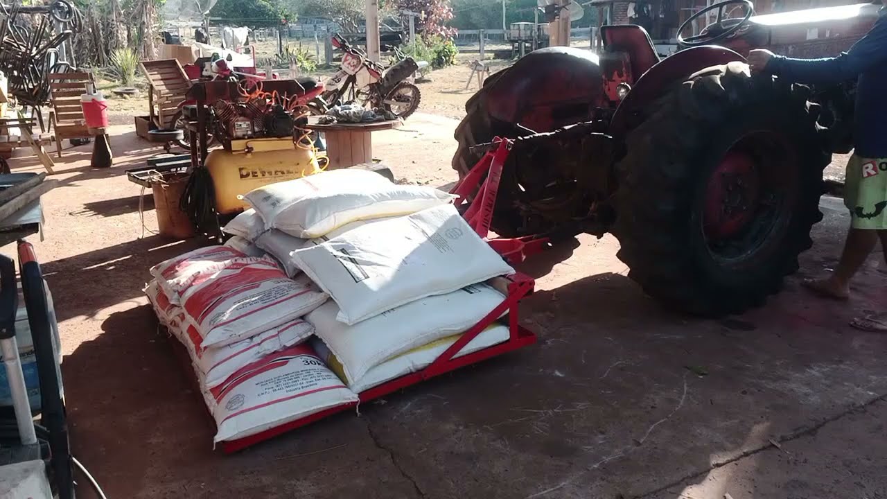 Trocando reparo da bomba hidráulica trator mf 50x