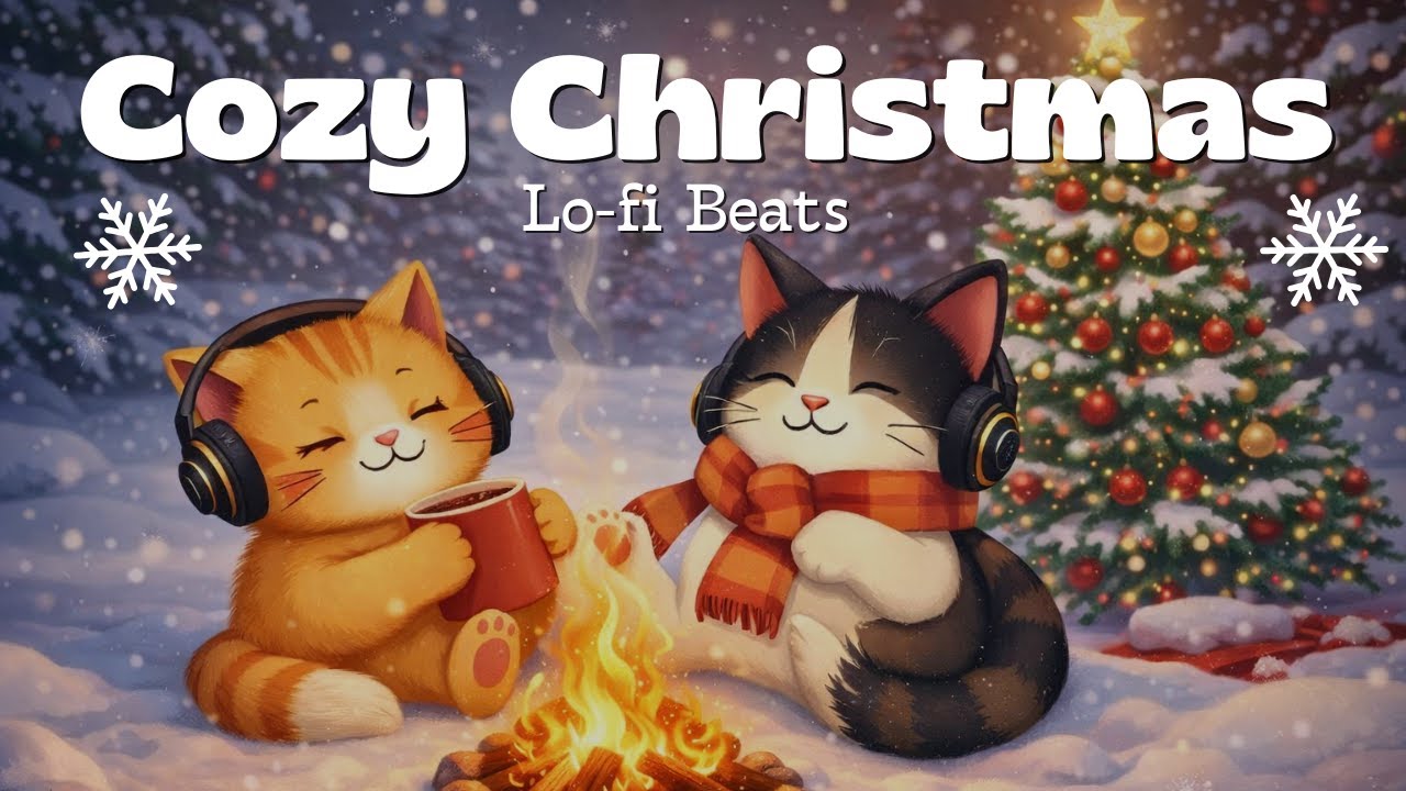⛄✨  Cozy Christmas Lo fi 🎄 Warm Winter Study Beats– Calm & Relaxing Aesthetic Music 🎧