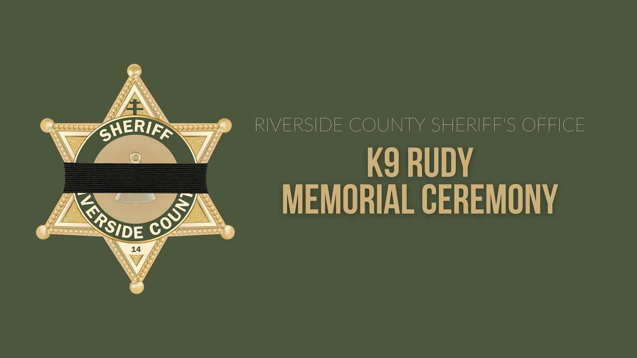 K9 Rudy Memorial Ceremony
