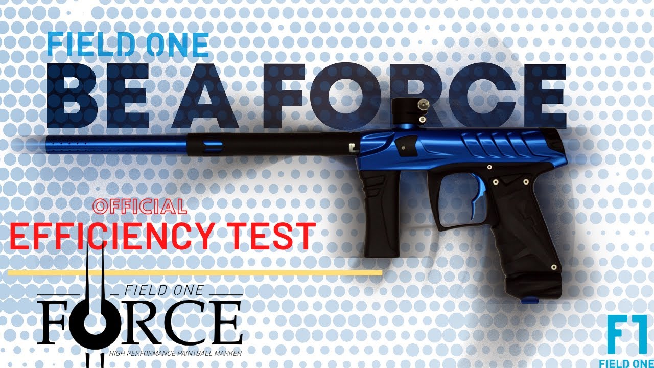 1300+ shots!!! - The FORCE by FIELD ONE PAINTBALL -  Official Air Efficiency Test