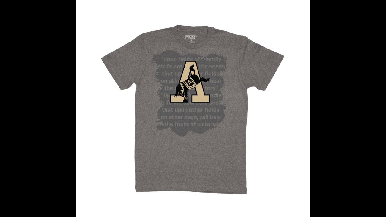 Authentically American Army West Point Charcoal Sweat Tee: How it Works!