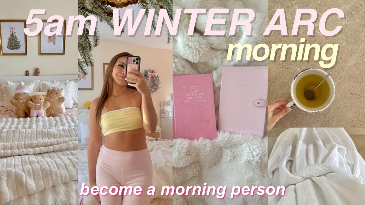 5 утра, ЗИМНЯЯ УТРЕННЯЯ РУТИНА ❄️ *закрепляю* продуктивные, здоровые привычки