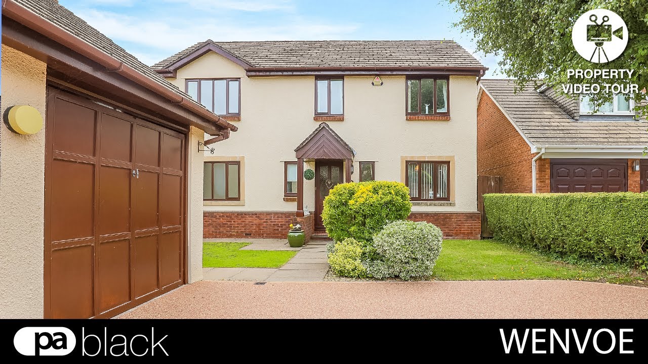 Property video tour virtual viewing of a 4 bedroom property located in Wenvoe