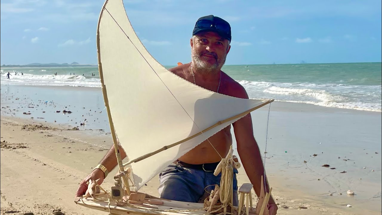 Descrição das partes de uma jangada (Cumbuco, Ceará)