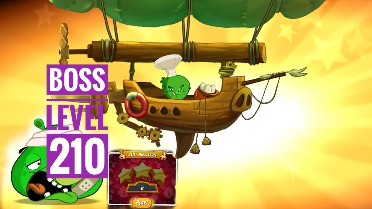 Angry Bird 2,BOSS LEVEL:210 complete walkthrough || Pig City STEAKHOLM || #angrybirds2