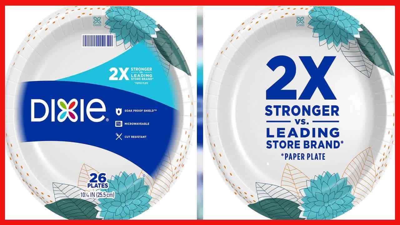 Dixie Everyday Paper Plates,10 1/16