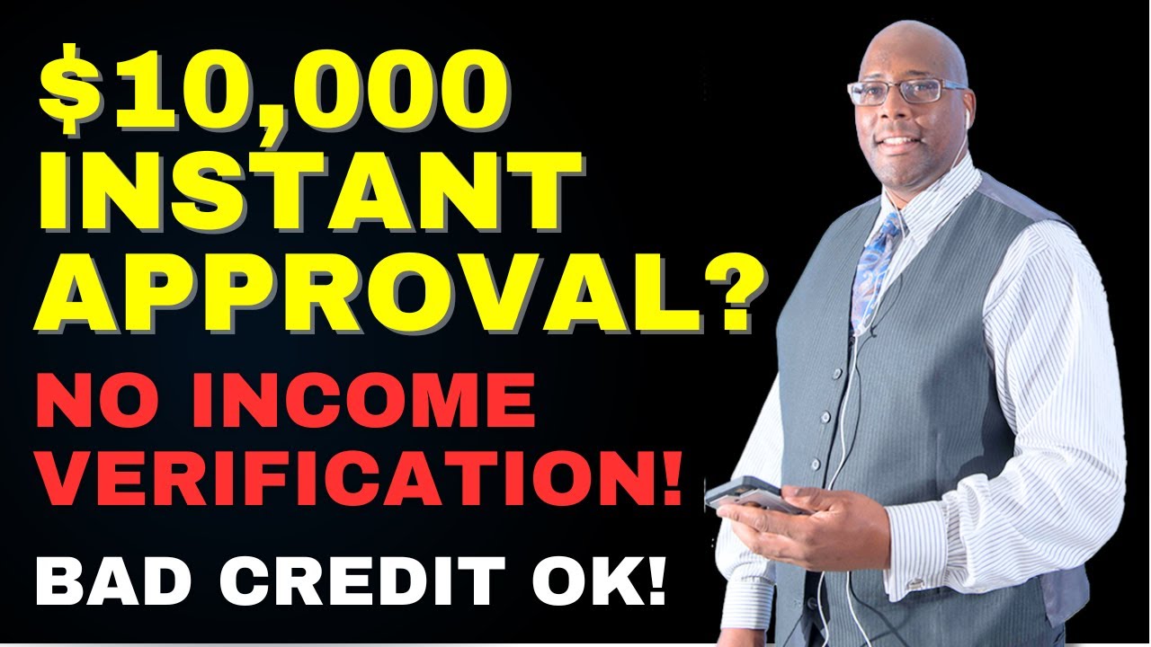 Easiest $10,000 Personal Loans With No Income Check For Bad Credit
