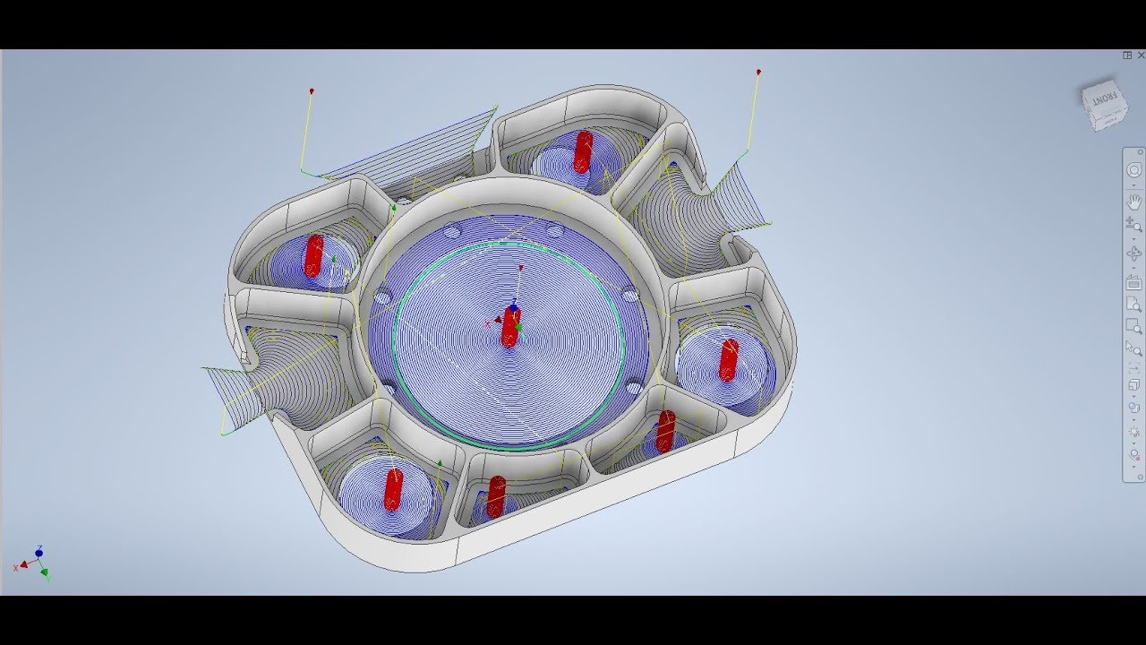 Inventor CAM 2020 Tutorial | Setup Inventor CAM/HSM 2020 - 2D HSM  Adaptive Clearing