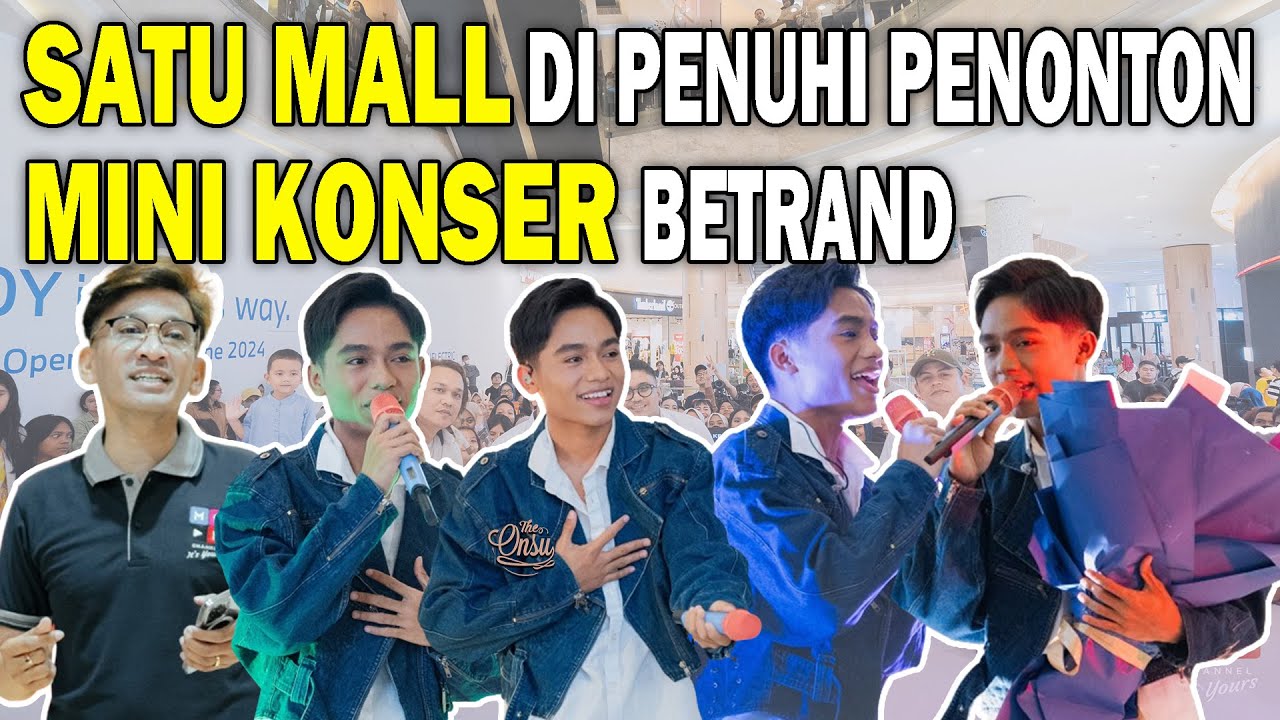 DADAKAN‼MINI KONSER BETRAND BIKIN SATU MALL GEMPAR‼| THE ONSU FAMILY
