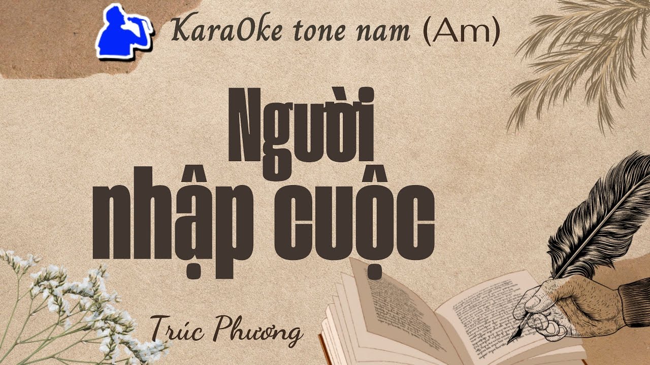 Người nhập cuộc | Tone nam (Am) Karaoke  | Cui bap music