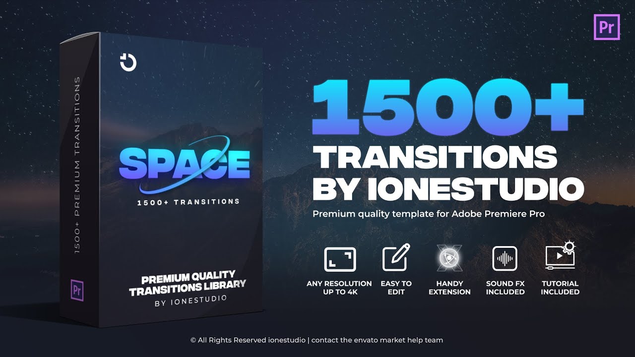 1500+ ione Transitions for Premiere Pro