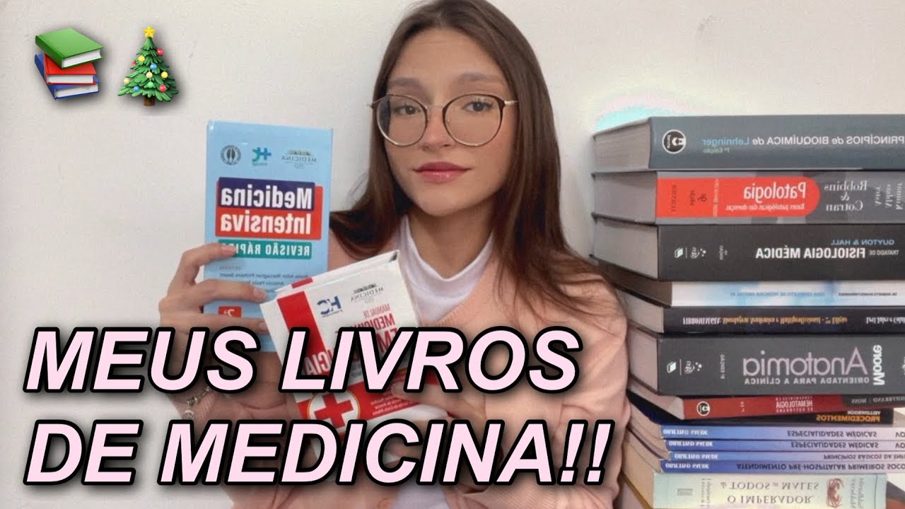 TODOS os meus LIVROS da FACULDADE DE MEDICINA 📚✨❤️