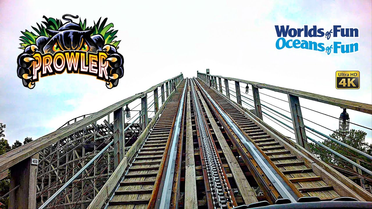2024 Prowler Roller Coaster On Ride Front Seat 4K POV Worlds of Fun
