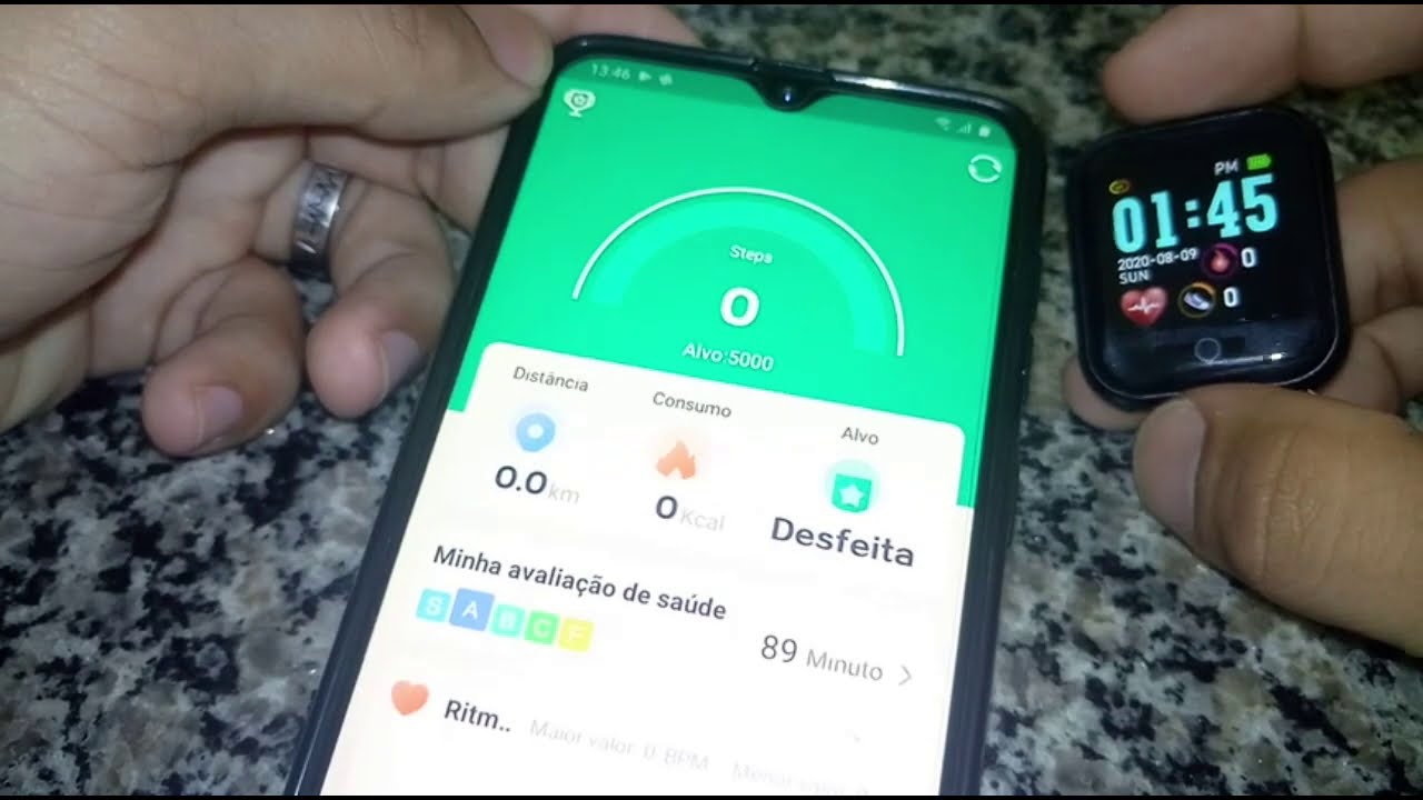 Como Conectar Smartwatch D20  Y68 No Celular  Modo Fácil de Conectar