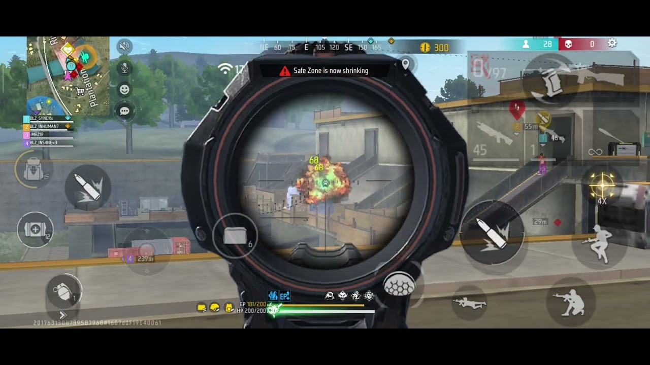 Free Fire Tournament Highlights 😎💣💥😎(TEAM BLZ)   #FF  Subscribe --#MRZ19
