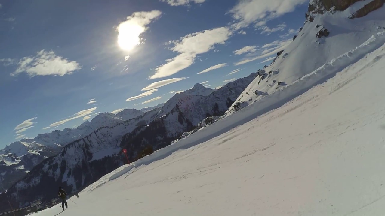 Ifen Abfahrt 2 Bergstation - Talstation 10.02.2017