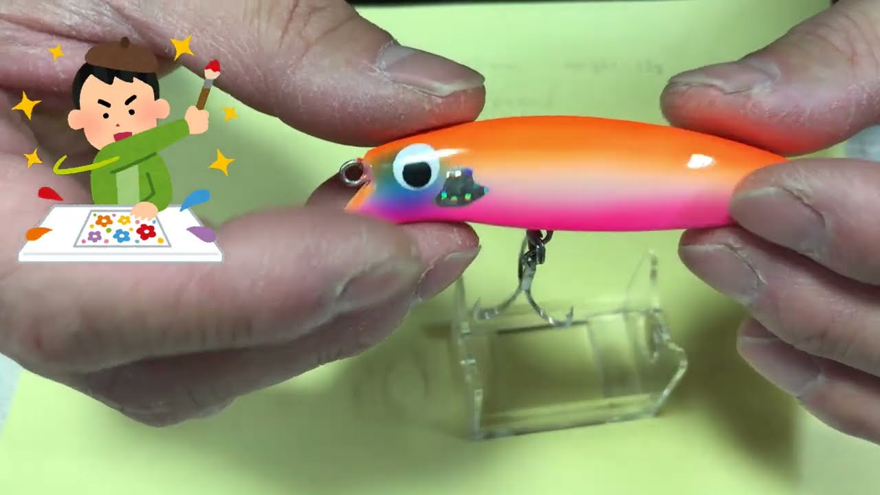 泳がないシンキングペンシルを作ってみた！Make a sinking pencil wood lure#fishing #釣り #ハンドメイド