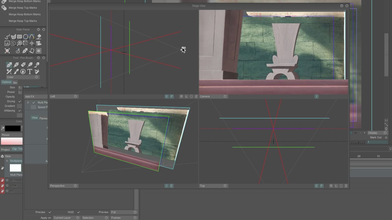 TVPaint Multiplane Camera Tool