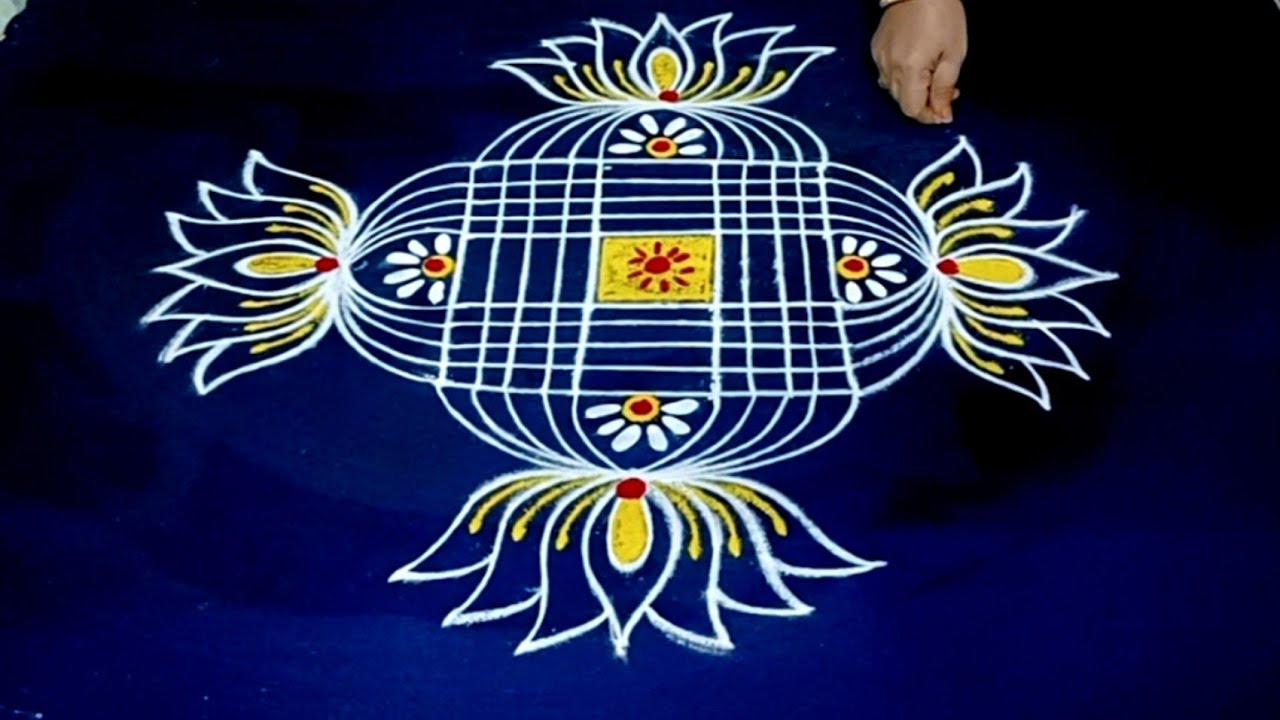 Ashwayuja masam special muggulu /Diwali deepam muggulu @classyrangoli