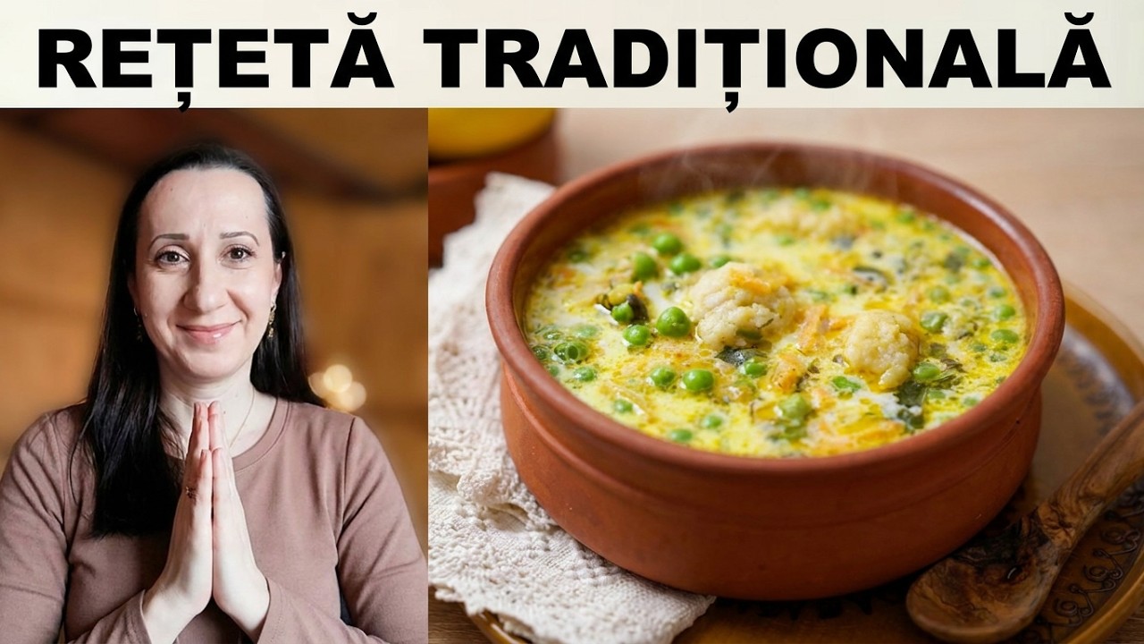 Supa de mazare cu galuste de faina