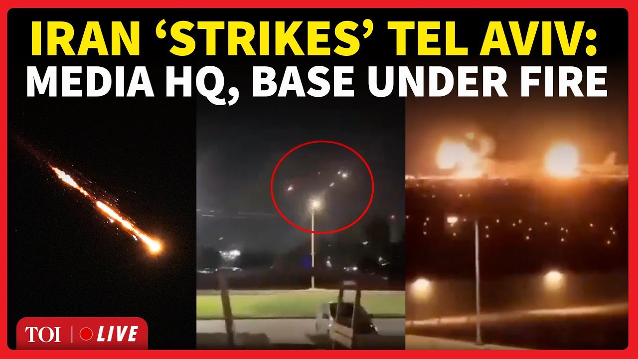LIVE: Iran Strikes Israeli Ministry, Media HQ, Base After Khatib Killing; Haifa Hit By Missile Fire