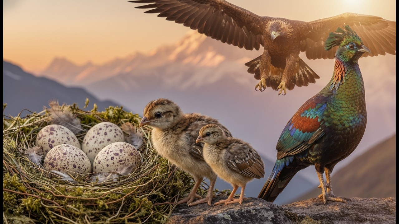 Himalayan Monal: Full Life Cycle from Egg to Maturity