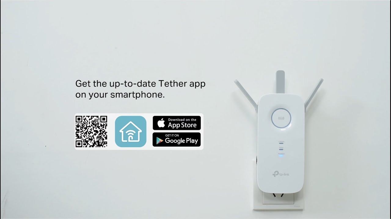 How to Set up TP-Link Range Extender RE550 via Tether App