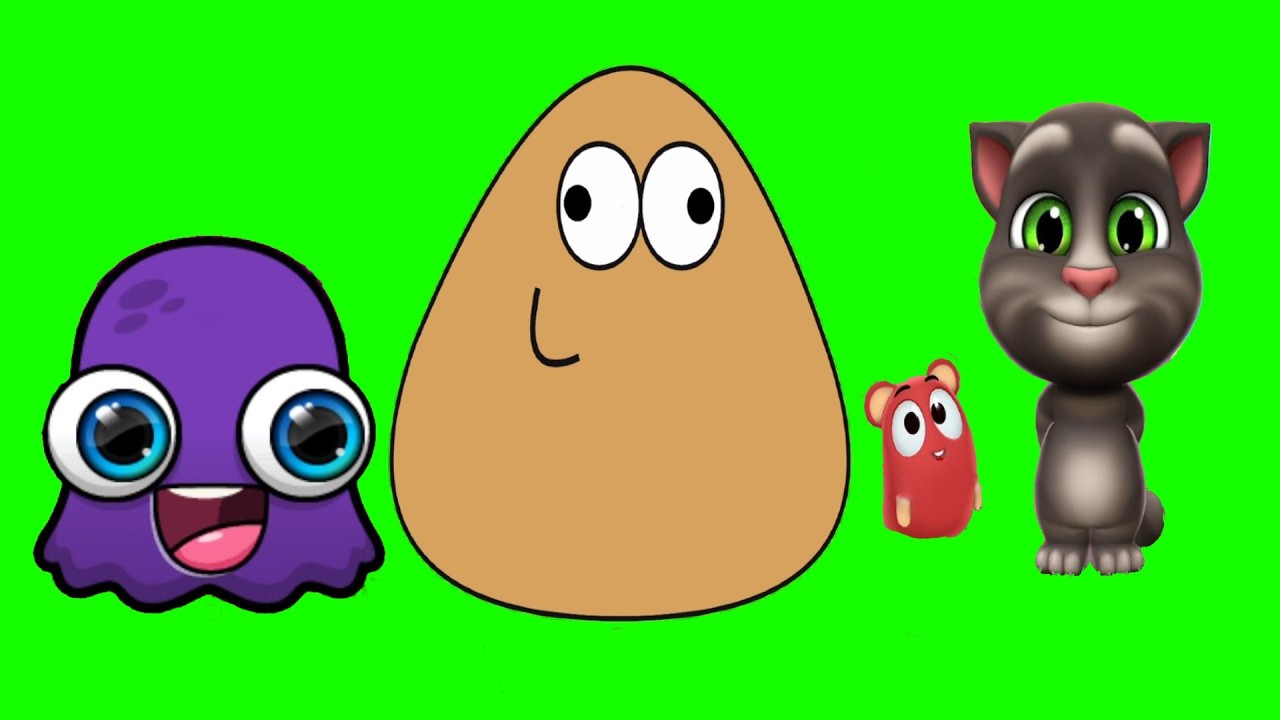 POU y sus amigos - POU vs MOY 7 vs el gato Tom 2. Pou juega con sus mejores amigos.