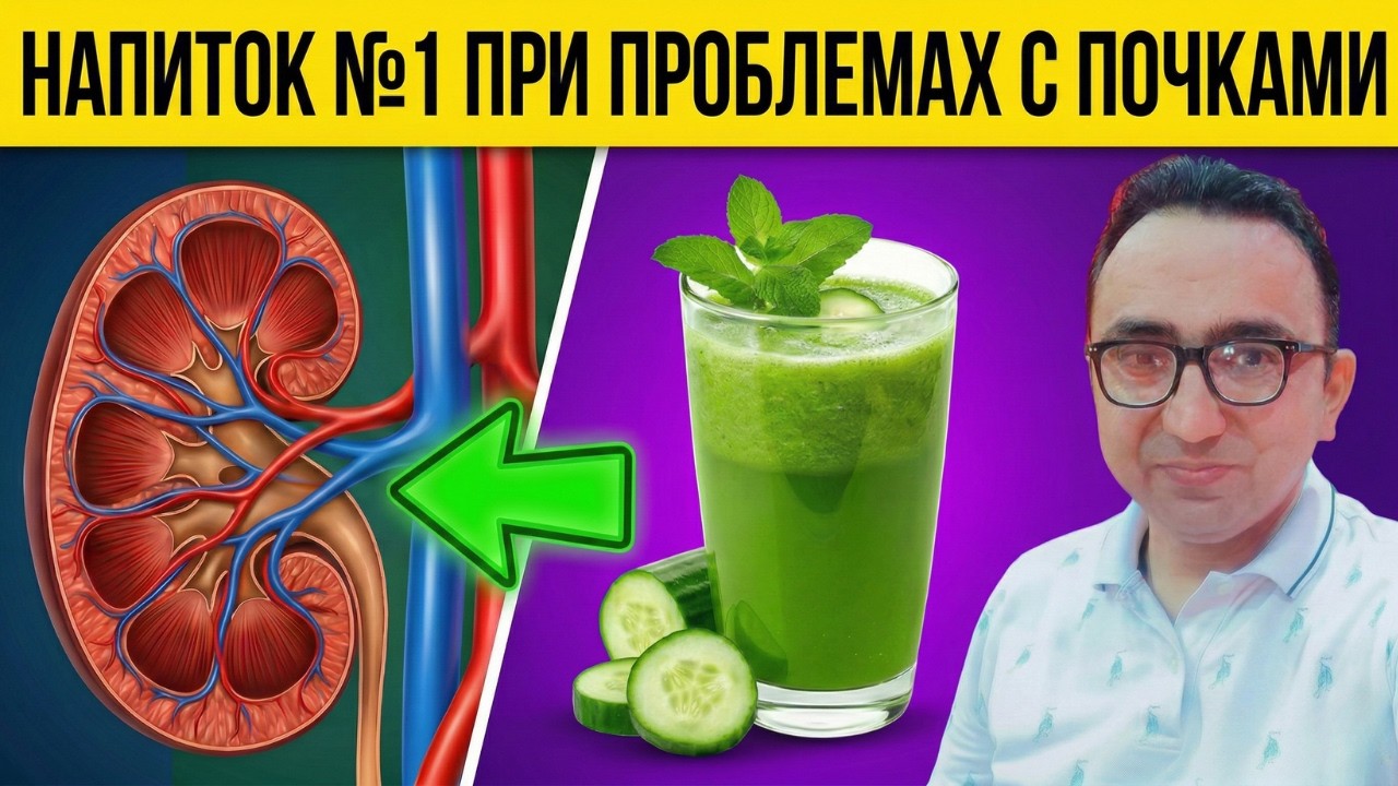 Лучший напиток для мгновенного выведения токсинов и очищения почек!