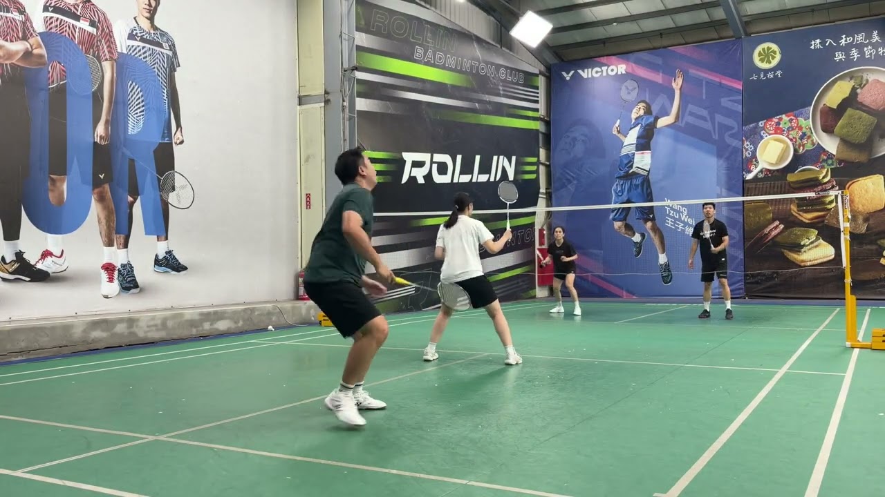 2025.10.14 文魚 Mark V.S. 亦宸 Sara| 羽球 | 混雙 |雙打 | 樂穎羽球館#badminton#羽毛球#運動