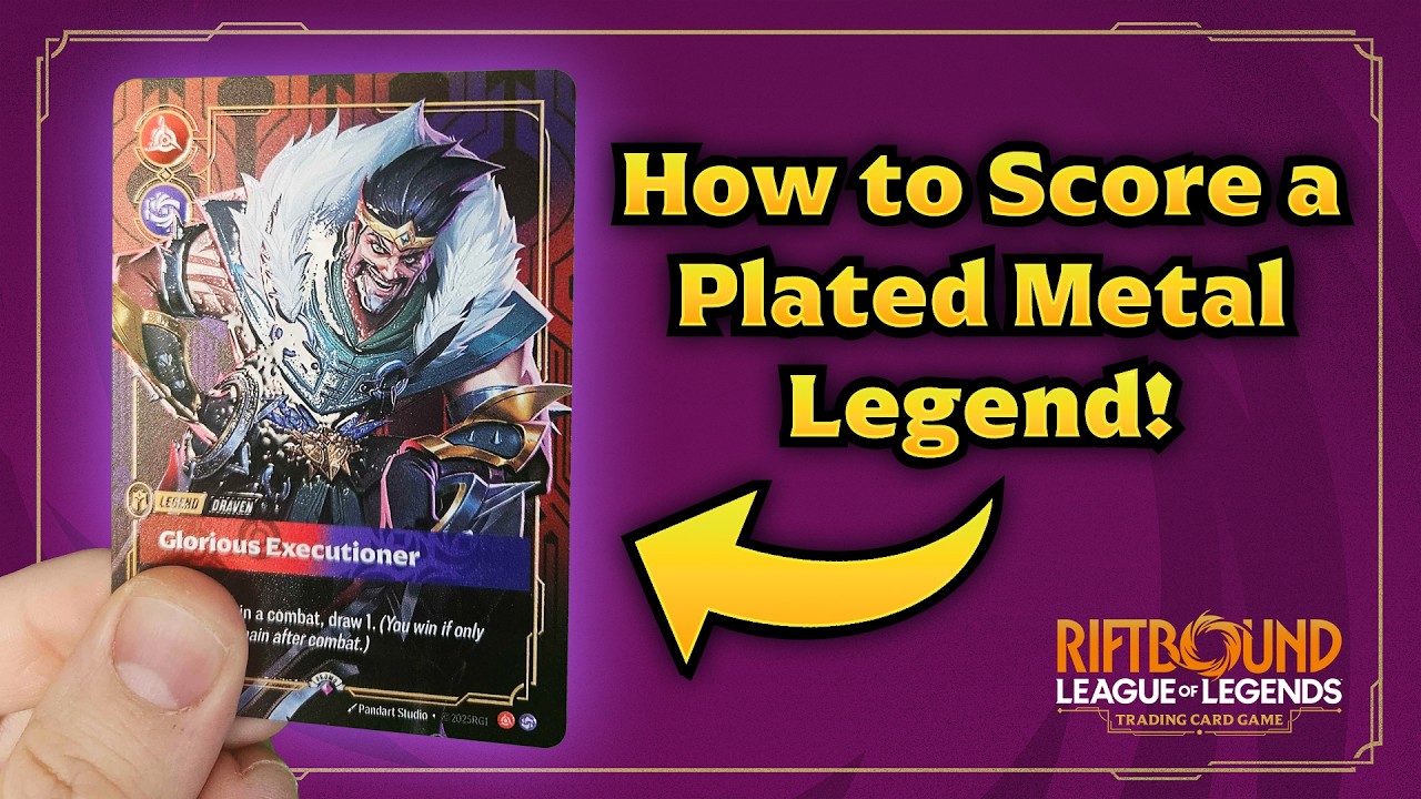 How to Score a Plated Metal Legend! - Riftbound - League of Legends TCG